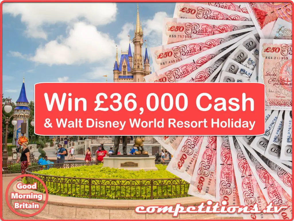 GMB £36,000 and a Walt Disney World Resort Holiday